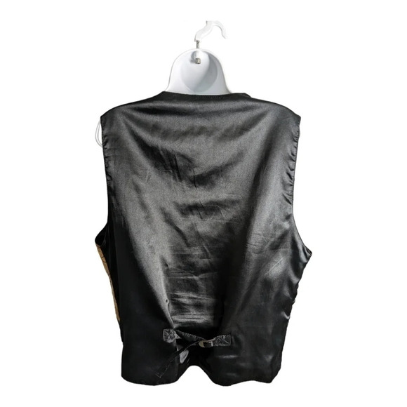 T.F.C Express Patchwork Leather Vest  L - Picture 8 of 11